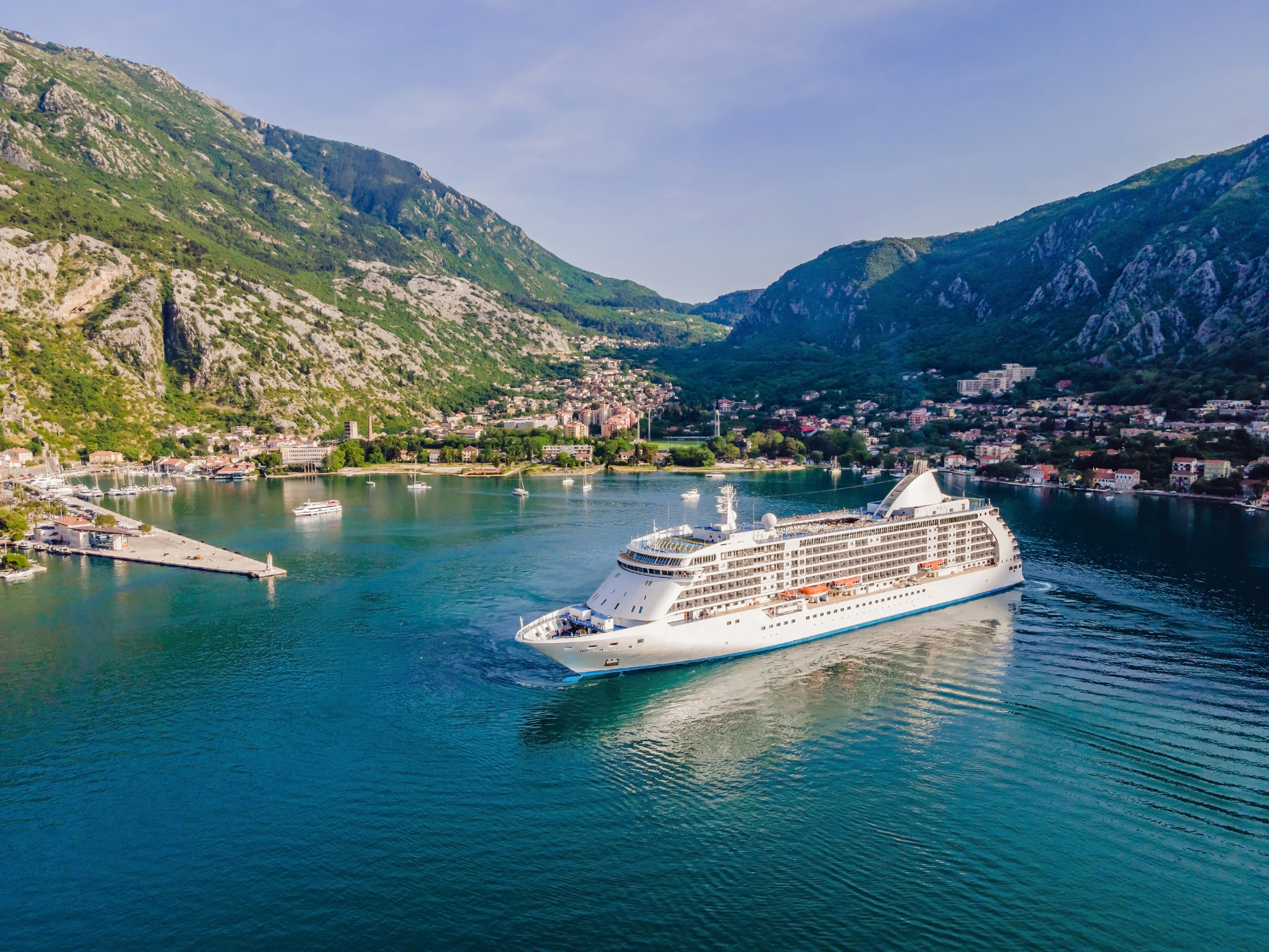 Luxury passenger liner in the bay of Kotor - JHT