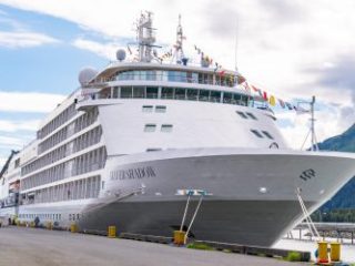 Silver Shadow Cruise Ship Docked in Seward, Alaska - Journey House Travel