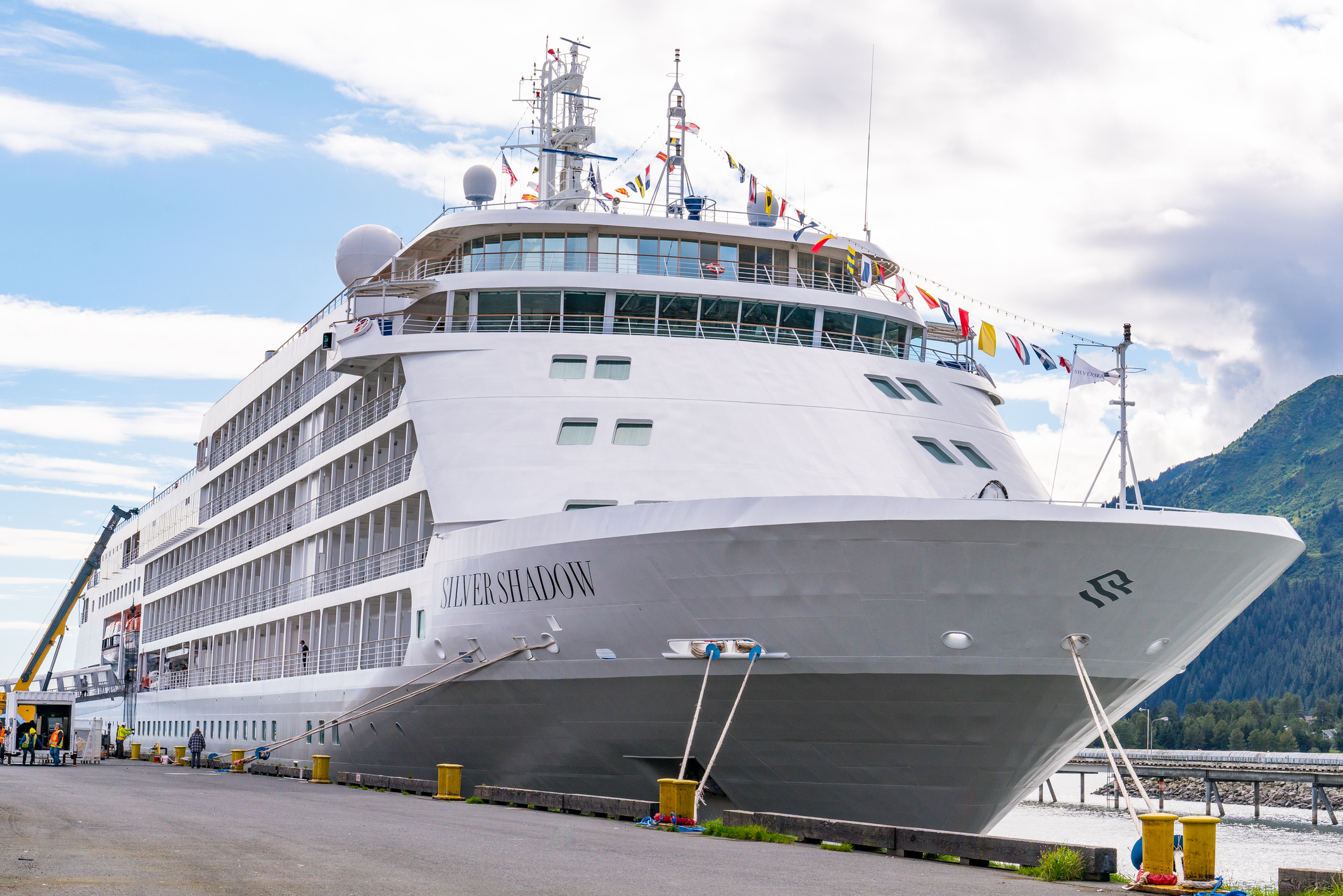 Silver Shadow Cruise Ship Docked in Seward, Alaska - Journey House Travel